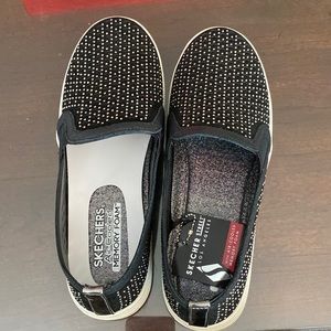 Never worn. Bought for school but pandemics hit- No place to go w/ fancy shoes.